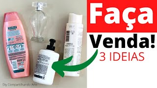 3 IDEIAS LINDAS COM POTES DE SHAMPOO Faça e Venda Vasos Decorativos Artesanato Compartilhando Arte