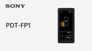 Introducing PDT-FP1 | Sony | Portable Data Transmitter