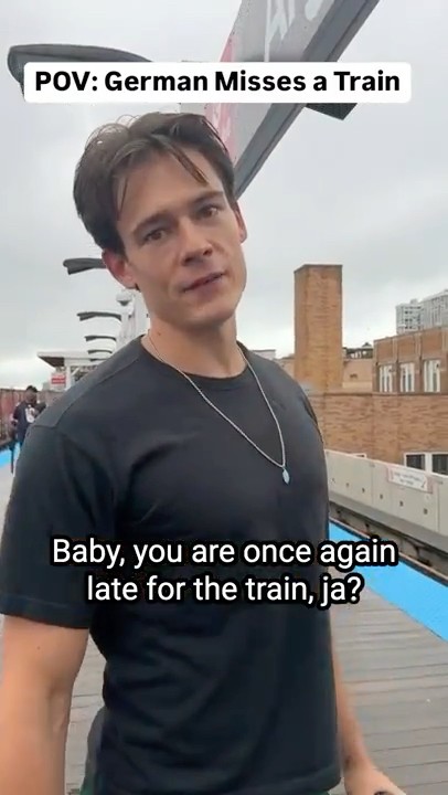 When a German misses a Train - YouTube