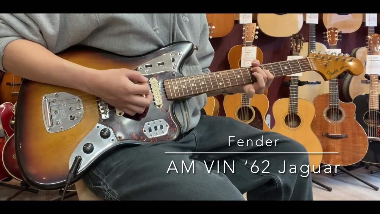 試奏動画】1999年製 Fender USA American Vintage '62 Jaguar 3CS