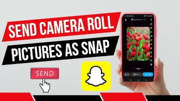 How to send Camera roll pictures as snaps on snapchat