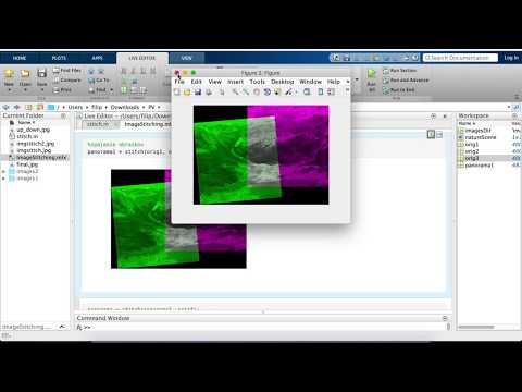 Image Stitching in MATLAB