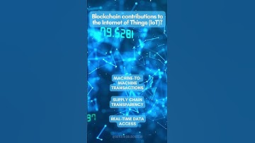 Blockchain and IoT #shorts
