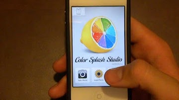Color splash studio apple iphone app