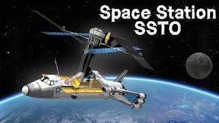 A Space Station and SSTO in ONE!  KSP