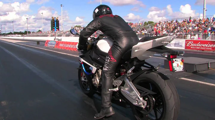 BMW S1000RR 1/4 mile performance test with Keith Dennis