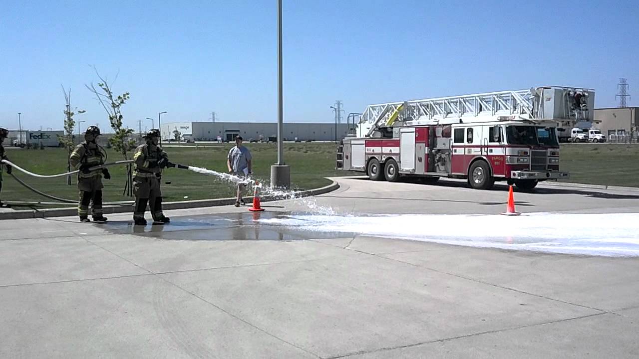 Fargo Fire Department - Combustible Liquids Fire Training Video (AFFF ...