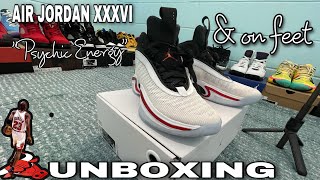 UNBOXING Air Jordan XXXVI “Psychic Energy” + on feet