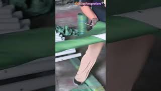 Satisfying Factory Packing Long Street Light Tubes Wrapped Fast