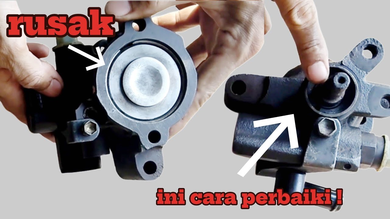 cara mudah memperbaiki kerusakan pompa power steering Daihatsu Feroza