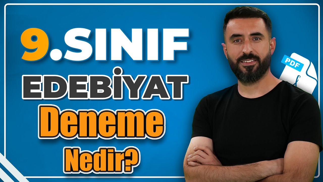 DENEME NEDİR? / 9.Sınıf Sözün İnceliğİ / Deniz Hoca 2026