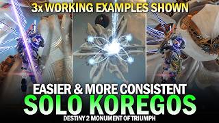 Easier & More Consistent Solo Koregos Method (3x Working Examples) [Destiny 2]