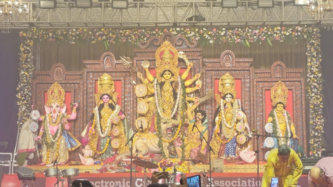 White feather durga uthsav