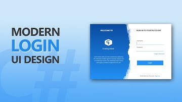 Modern Login Form | Windows Form