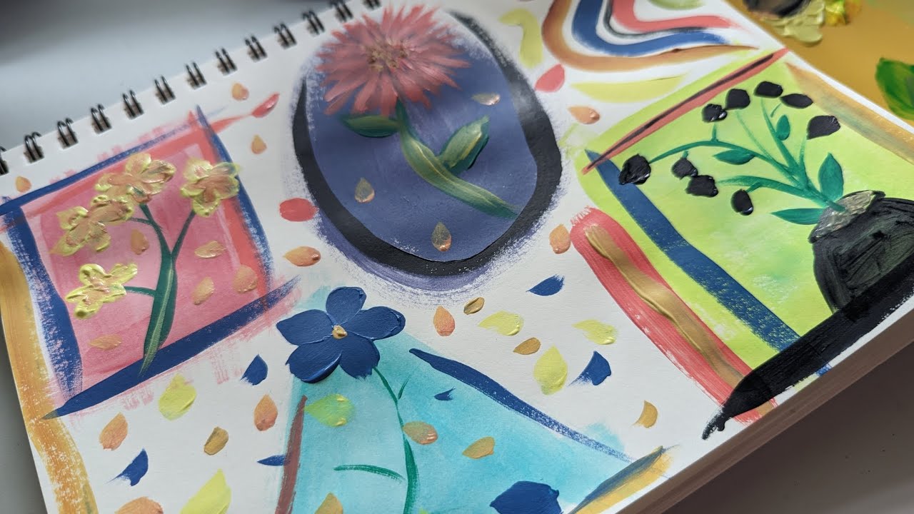 PAINTING WITH ACRYLICS - YouTube