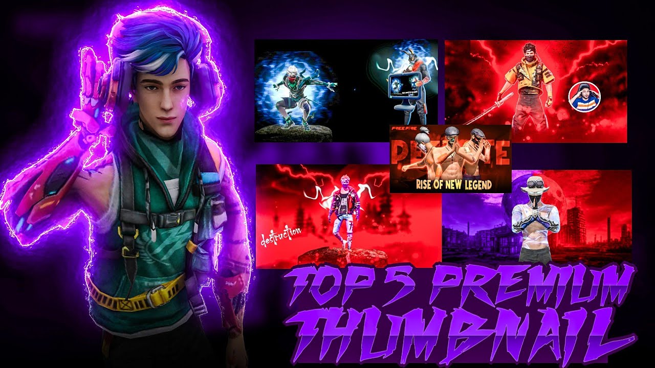 Top 5 premium thumbnail pack 🔥 | free to use thumbnail |