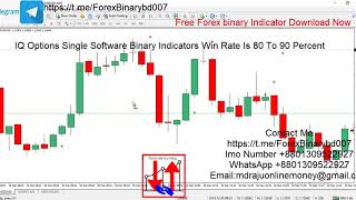 IQ Options Single Software Binary Indicators Win Rate Is 80 To 90 Percent