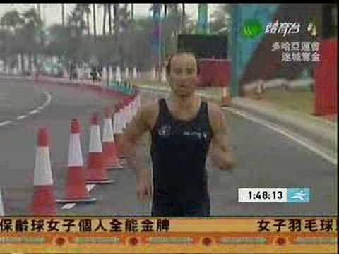 Lee Chi wo Deniel 1st runner-up in DoHa Triathlon