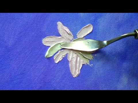 Рисуем цветы маслом видео уроки