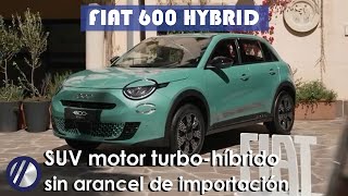 New Fiat 600 Hybrid | Price (excluding 35% tariff), engine, equipment, and all features.