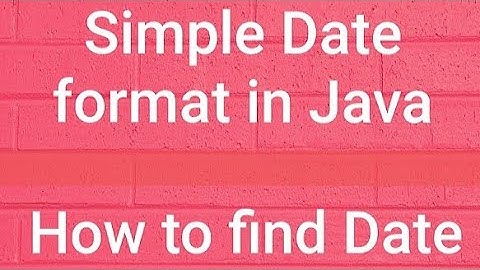 Finding Current Date and time using java || Date format in java