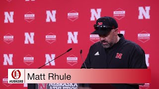 Nebraska's Matt Rhule full press conference following spring game