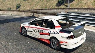 Lancer Evo IX SPEEDHUNTERS Paintjob - GTA V |  10k EnRoMovies _REVIEW