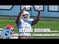 Dyami Brown 2020 Regular Season Highlights | North Carolina WR