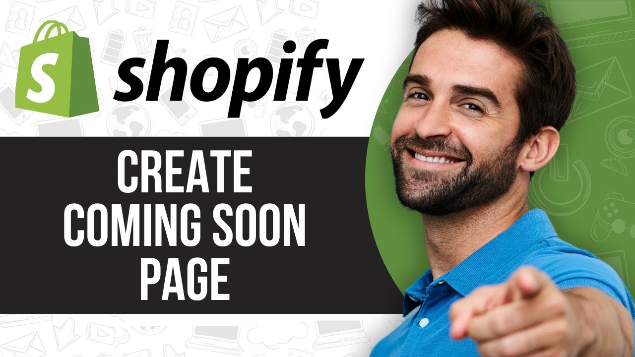 How To Create Coming Soon Page in Shopify Store - YouTube