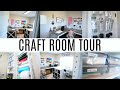 Craft Room Tour 2021 | Organization Ideas
