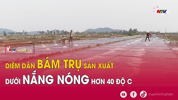 Diêm dân bám trụ sản xuất dưới nắng nóng hơn 40 độ C