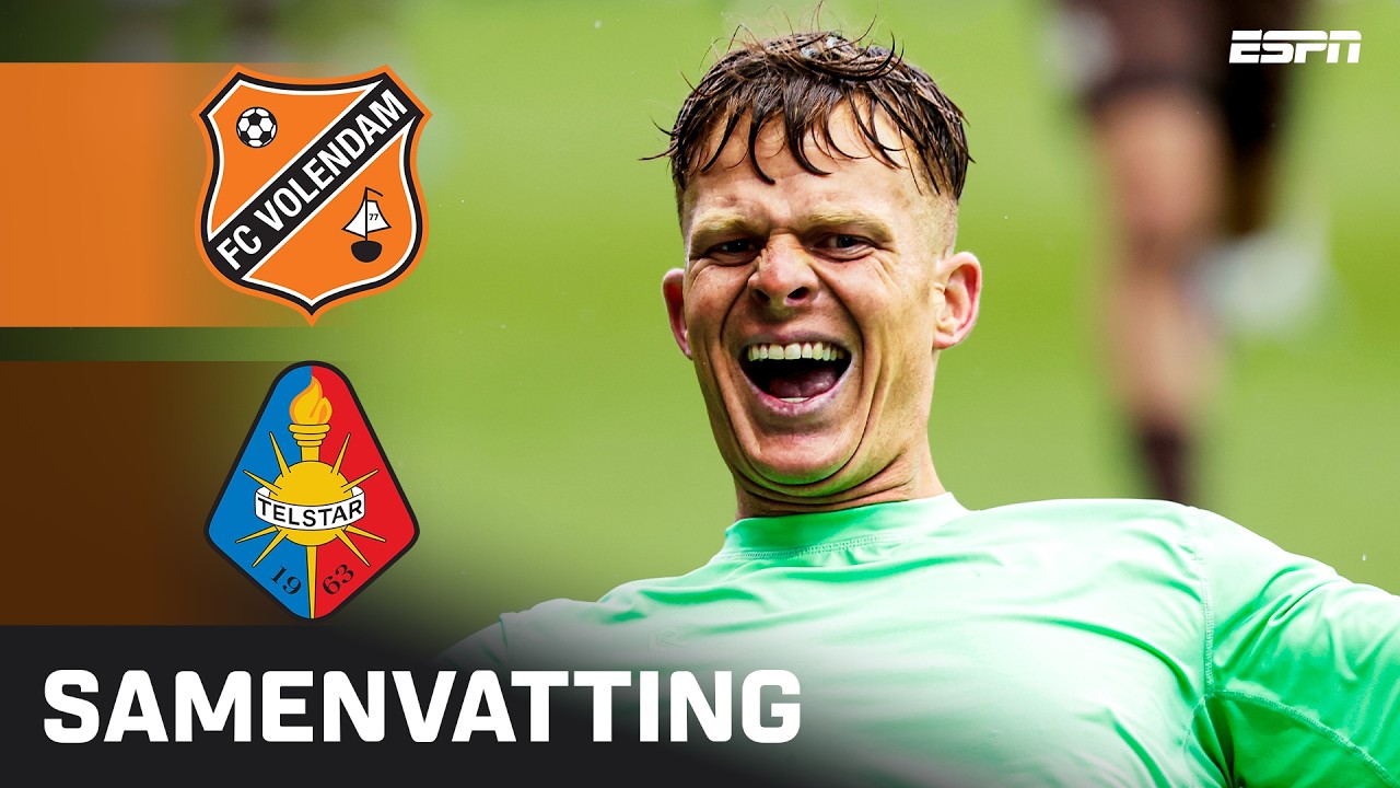 🧤 RONALD KOEMAN JR. BENUT CRUCIALE PENALTY 🤯 | Samenvatting FC Volendam - Telstar