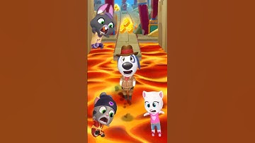 Talking Tom Gold Run Lava Fails – Epic Funny Moments!