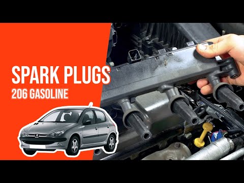 How to replace the spark plugs PEUGEOT 206 1.4i ⚡