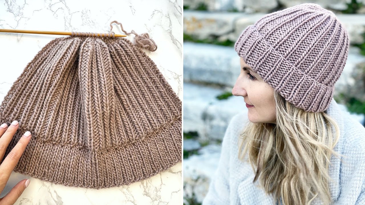 How To Knit A Hat For Complete Beginners (+ Video Tutorial) - Handy Little  Me