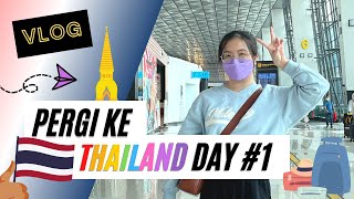 VLOG: PERTAMA KALI MEISSIE PERGI KE THAILAND 🥳🇹🇭 DAY 1 - PERJALANAN TERBANG CUSSSS✈️✈️