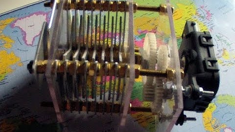 Motorized variable capacitor. Loop magnetic