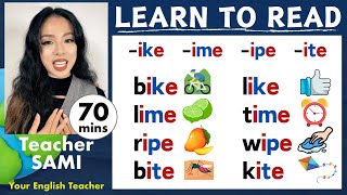 Four-Letter Words | Long I magic E - Learn to Read with Teacher SAMI