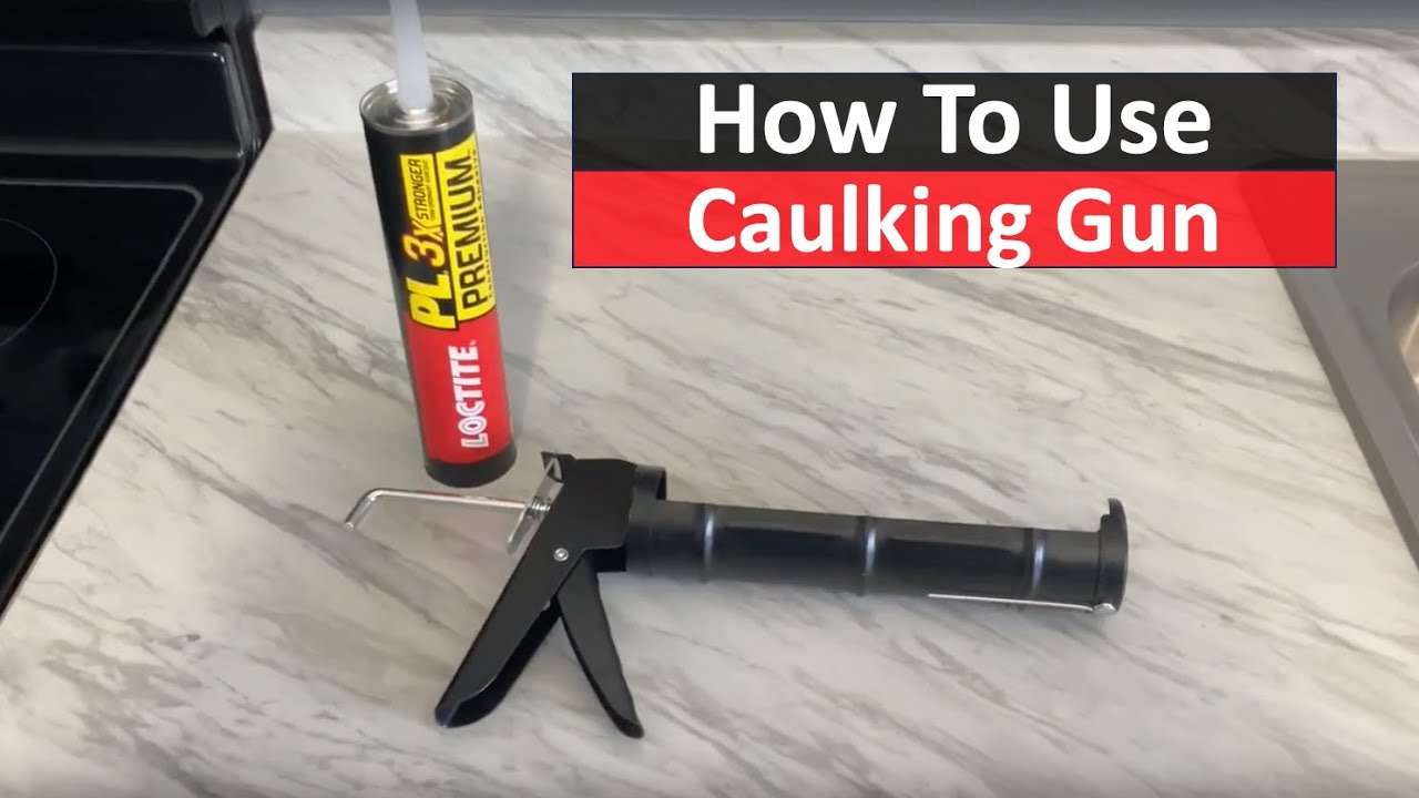How to Use a Caulking Gun and Setup Caulk / Construction Adhesive | The DIY Guide | Ep 140