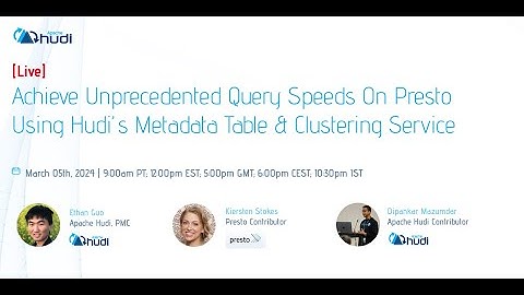 Boost Presto query speeds with Hudi