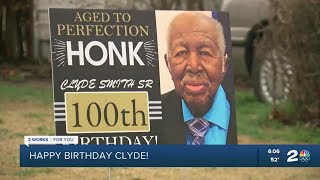 World War II veteran celebrates 100th birthday