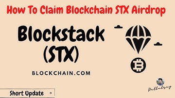 Blockchain Wallet | Blockstack (STX) Coin Airdrop | Free Blockstack Coin From Blockchain