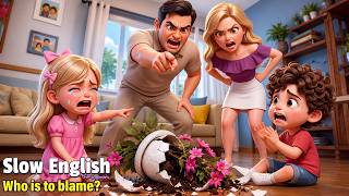 🔴 LIVE 24/7 | Everyone Blamed Her... But Who REALLY Broke It?! 😱 | Slow English Listening (A2)