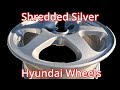 Spraying Metallic Powder Coating On Alloy Hyundai Wheels.