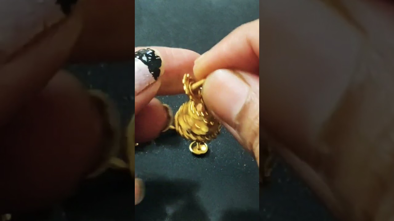 2-in-1 Gold Stud & Jhumka✨✨ 