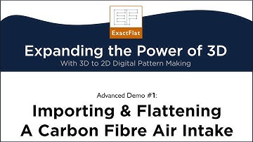 Advanced Demo #1   The Carbon Fibre Intake