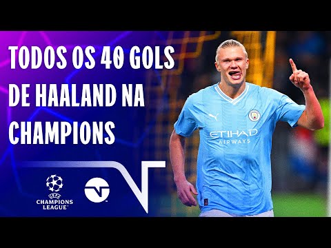 TODOS OS GOLS DE HAALAND NA HISTÓRIA DA CHAMPIONS LEAGUE