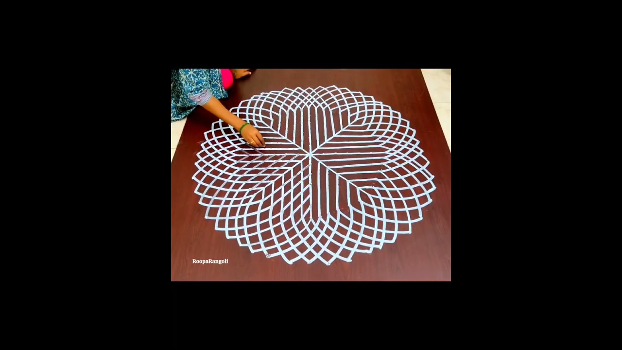 #rooparangoli designs(13*13 dots)