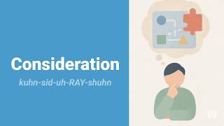 How to Pronounce Consideration?