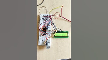Distance Measurement Using Atmega32a #atmega #subscribe #shorts